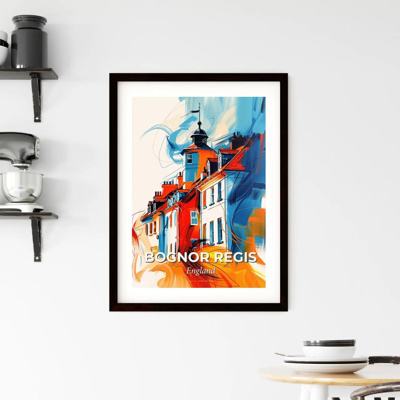 Vibrant Bognor Regis, England Framed Print