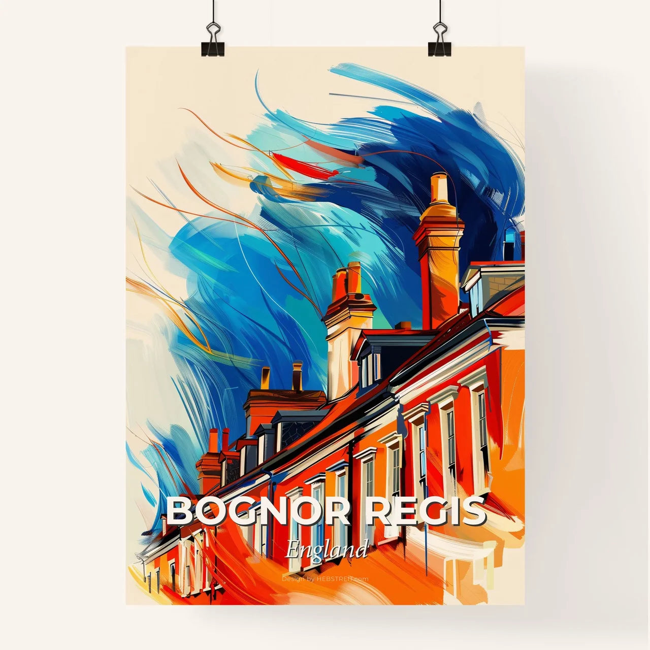Vibrant Bognor Regis, England Poster