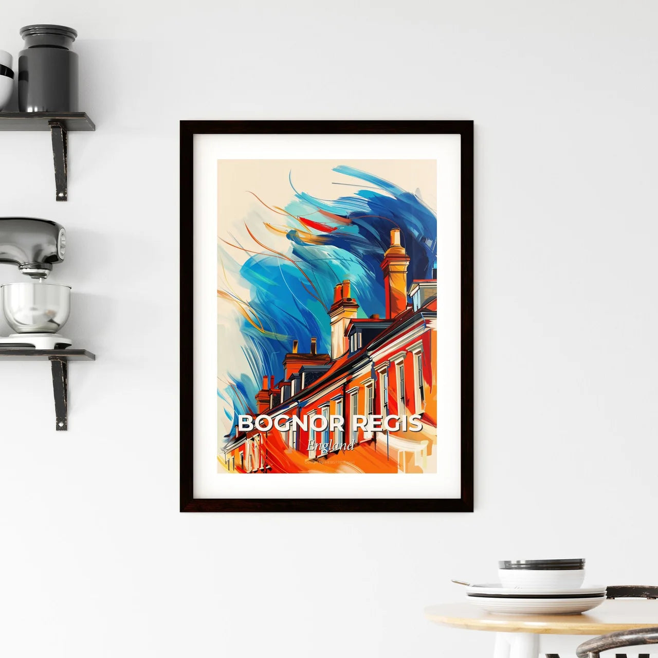 Vibrant Bognor Regis, England Framed Print