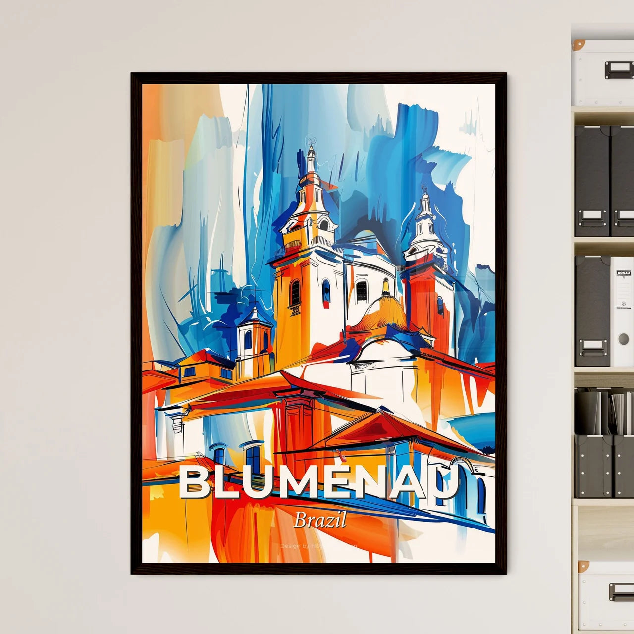 Vibrant Blumenau, Brazil Art Print