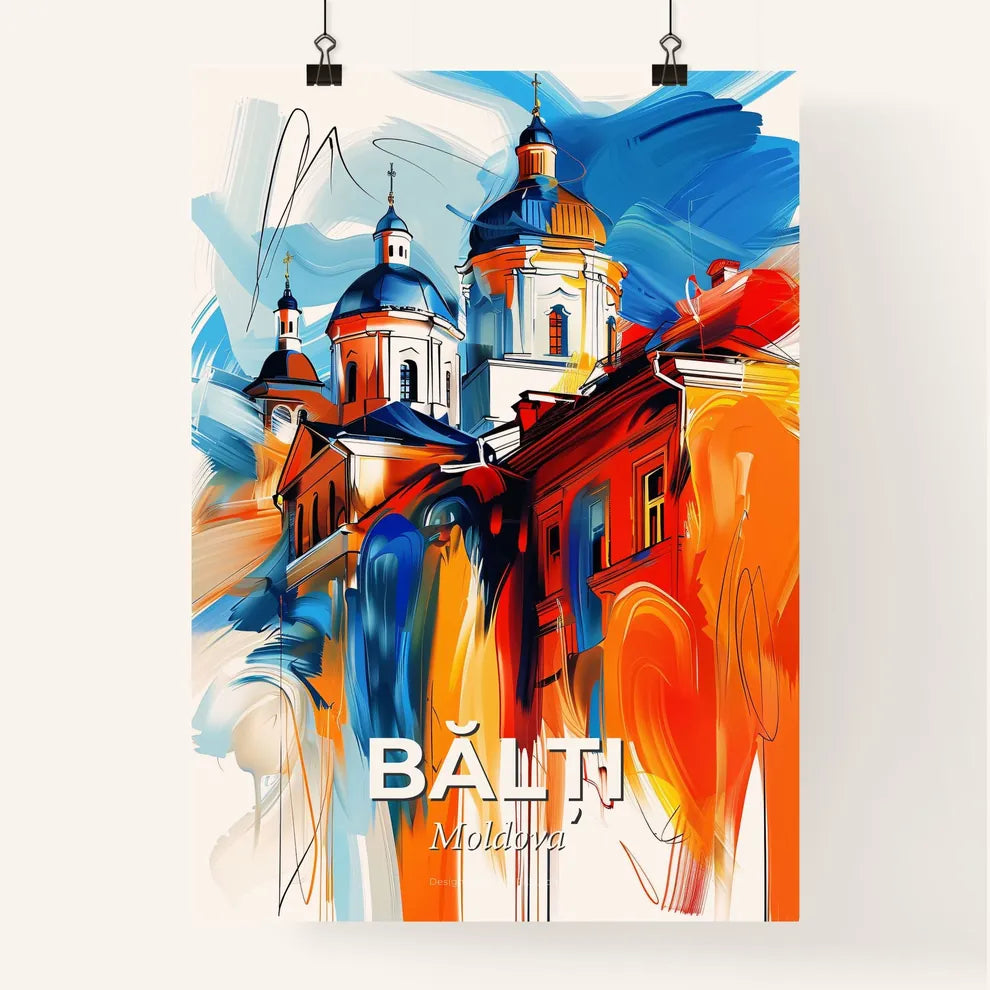 Vibrant Bălți, Moldova Poster