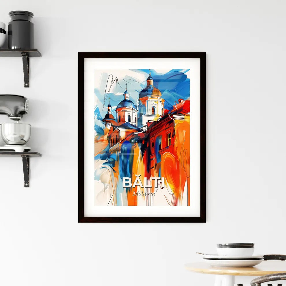 Vibrant Bălți, Moldova Framed Print