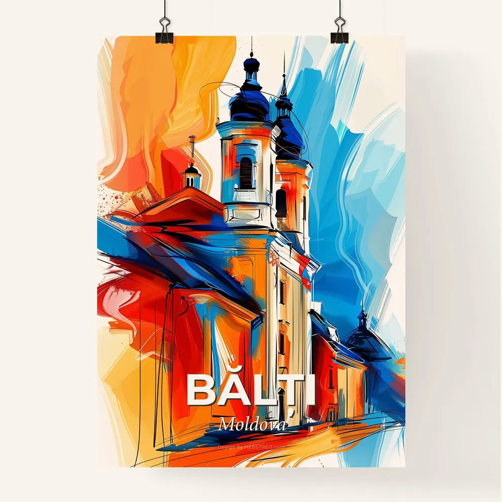 Vibrant Bălți, Moldova Poster