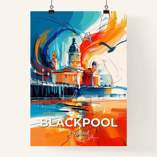 Vibrant Blackpool, England Poster