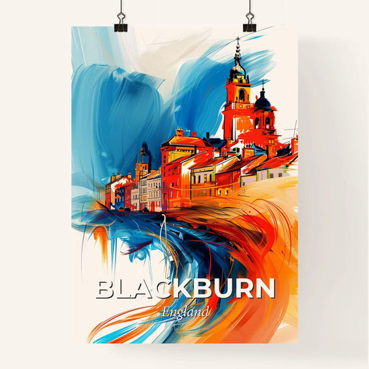 Vibrant Blackburn, England Poster