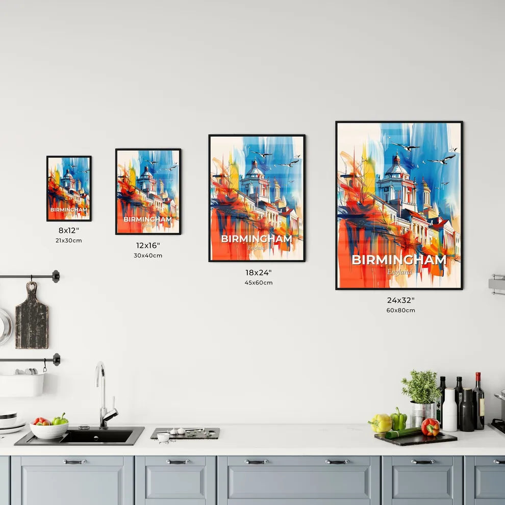 Vibrant Birmingham, England Kitchen Art