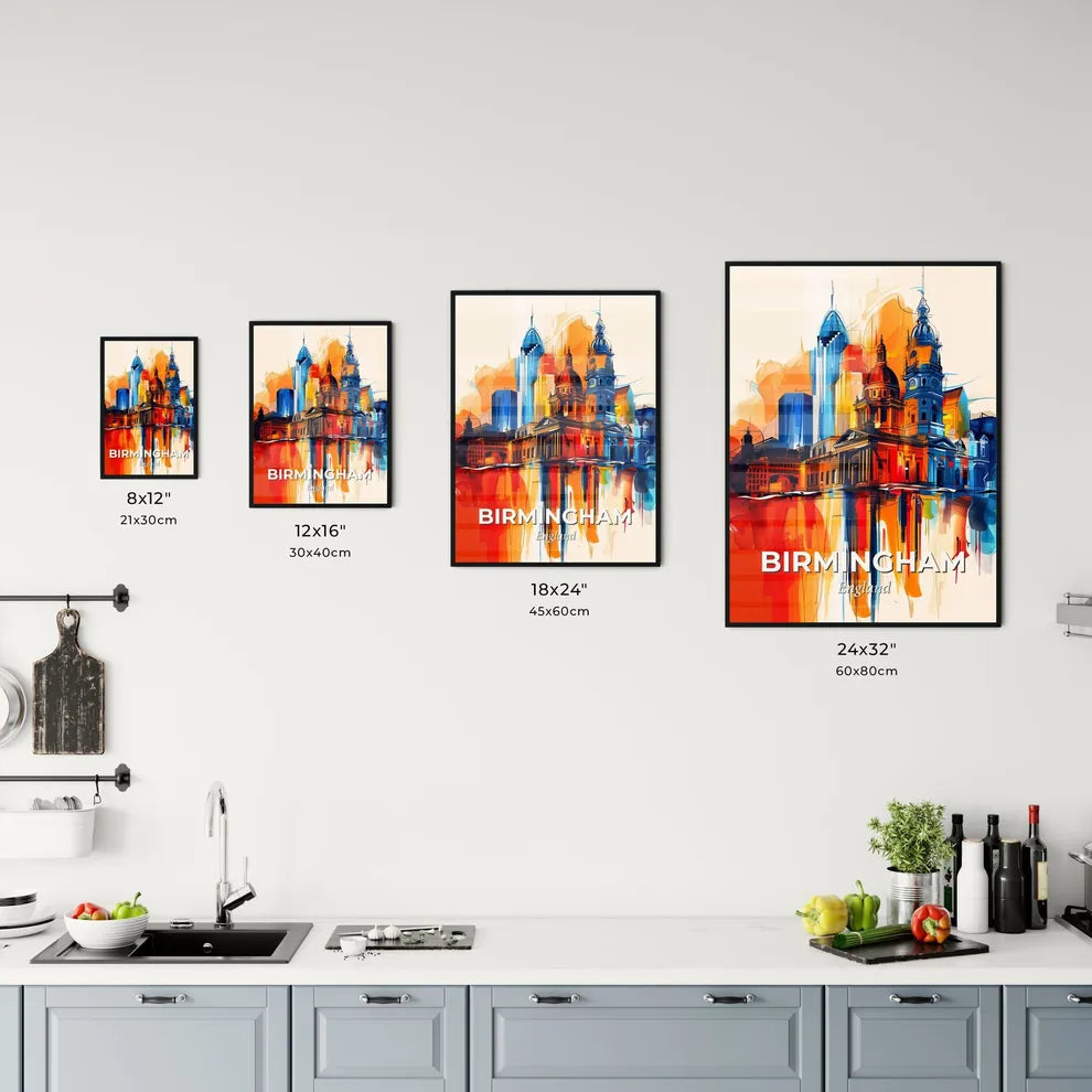 Vibrant Birmingham, England Kitchen Art