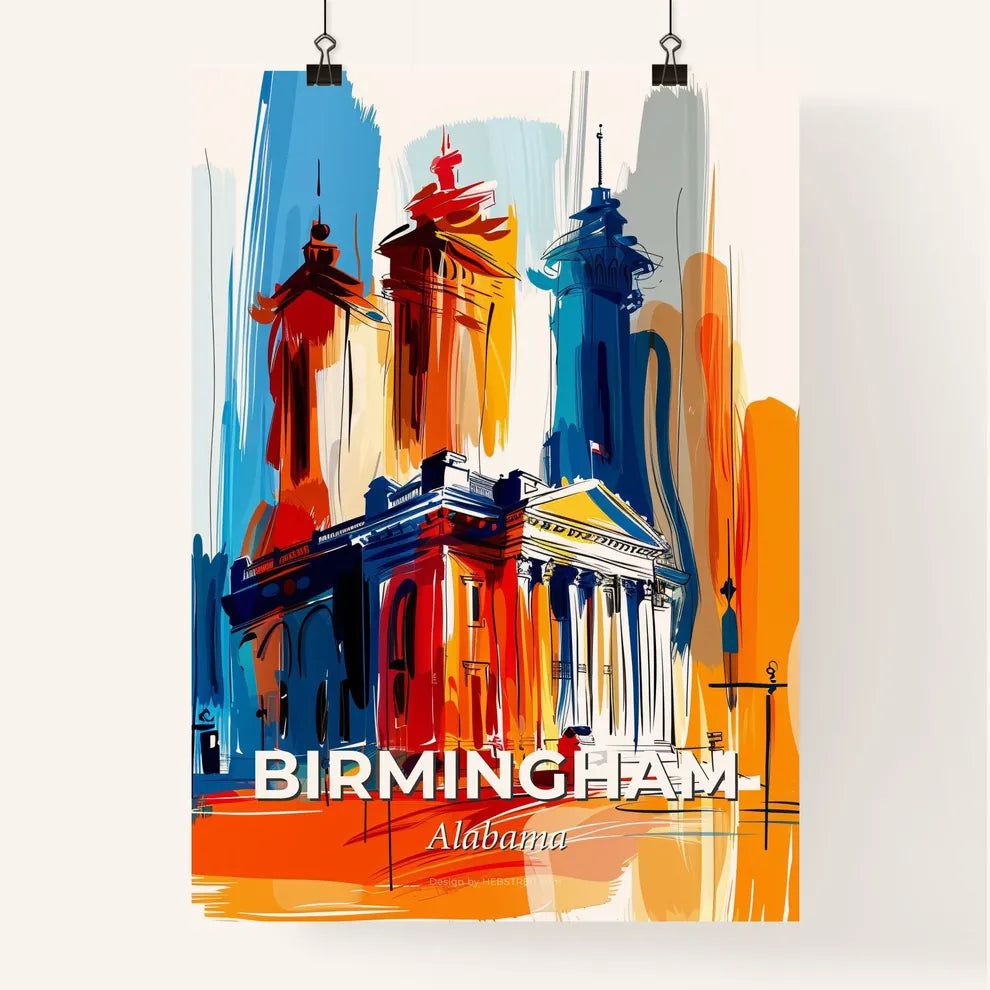 Vibrant Birmingham, Alabama Poster