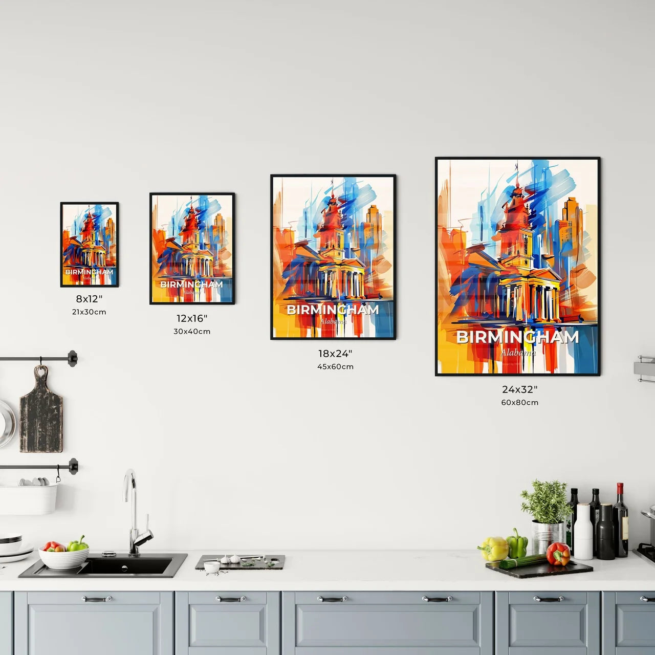 Vibrant Birmingham, Alabama Kitchen Art
