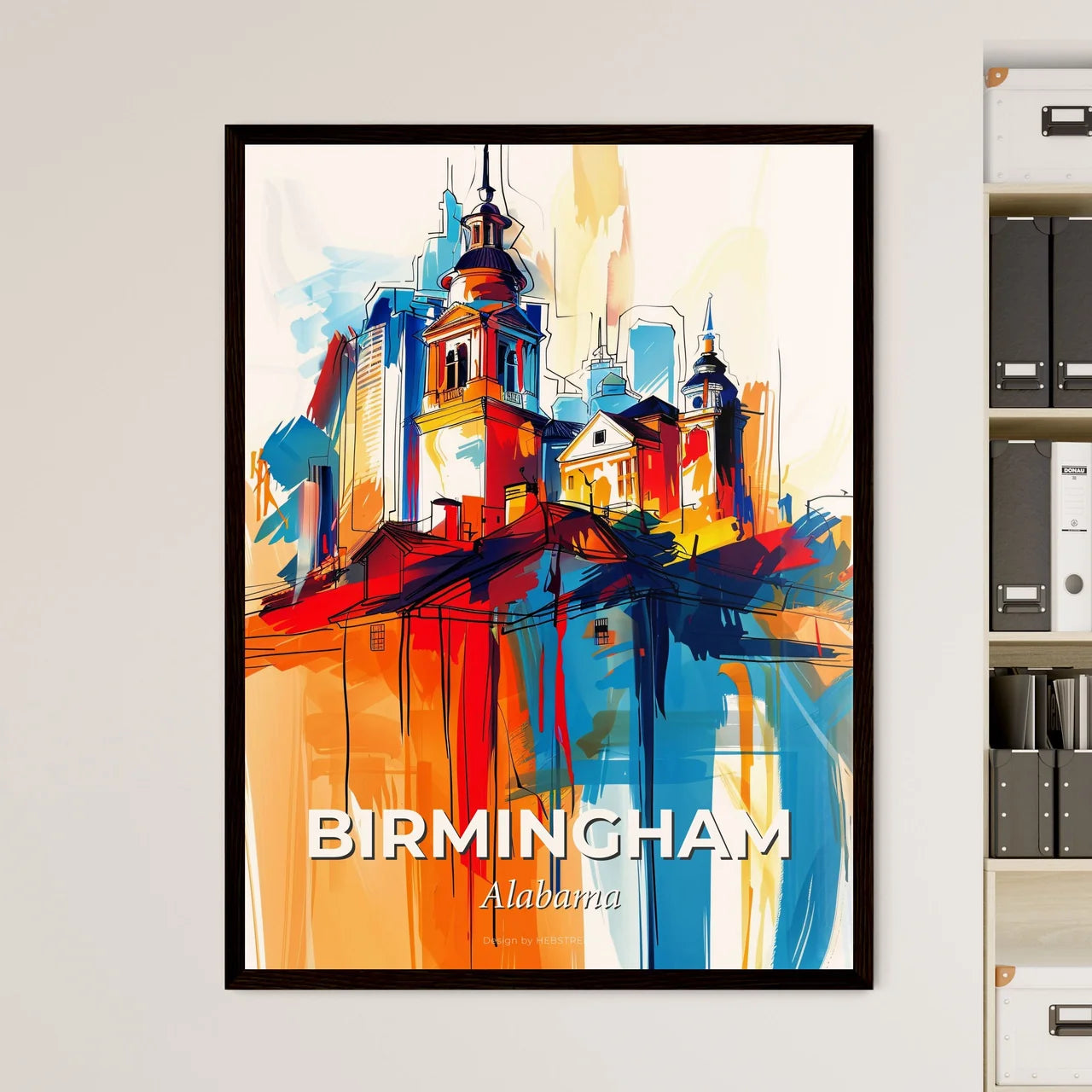 Vibrant Birmingham, Alabama Art Print