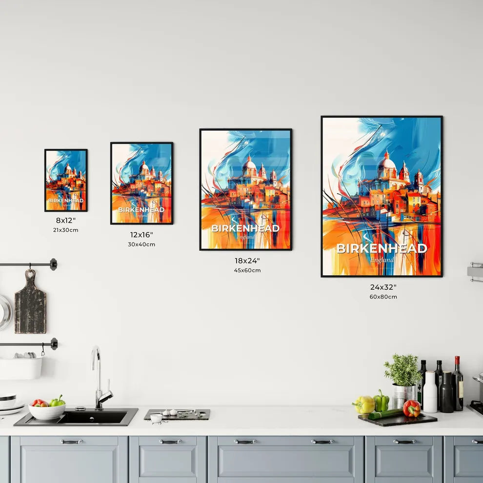 Vibrant Birkenhead, England Kitchen Art