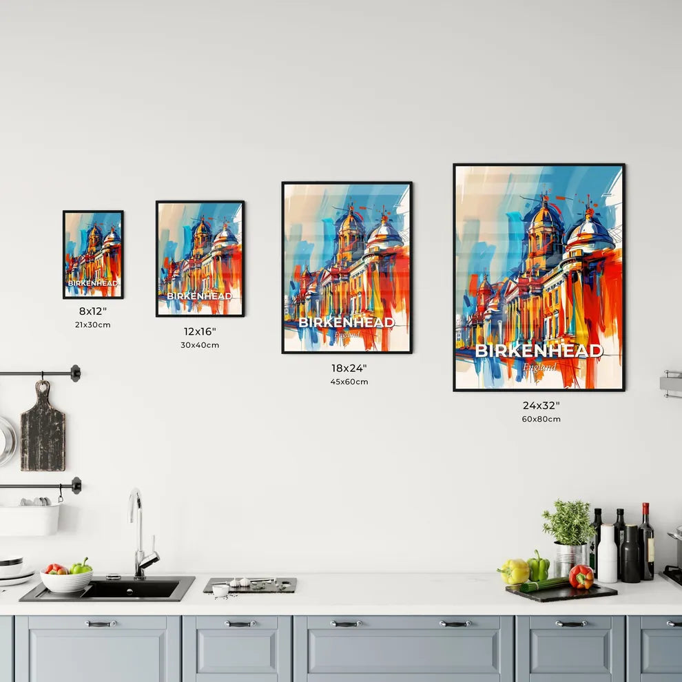 Vibrant Birkenhead, England Kitchen Art