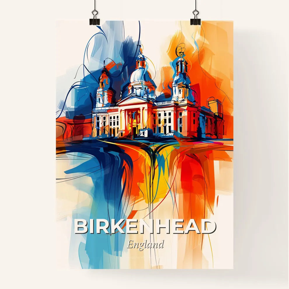 Vibrant Birkenhead, England Poster