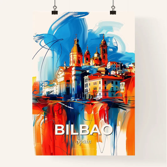 Vibrant Bilbao, Spain Poster