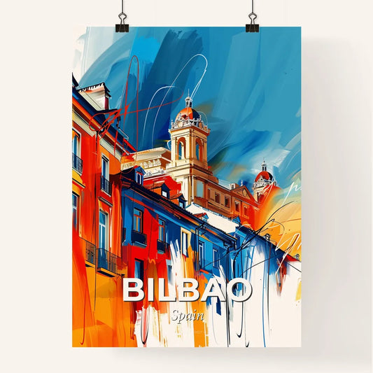 Vibrant Bilbao, Spain Poster