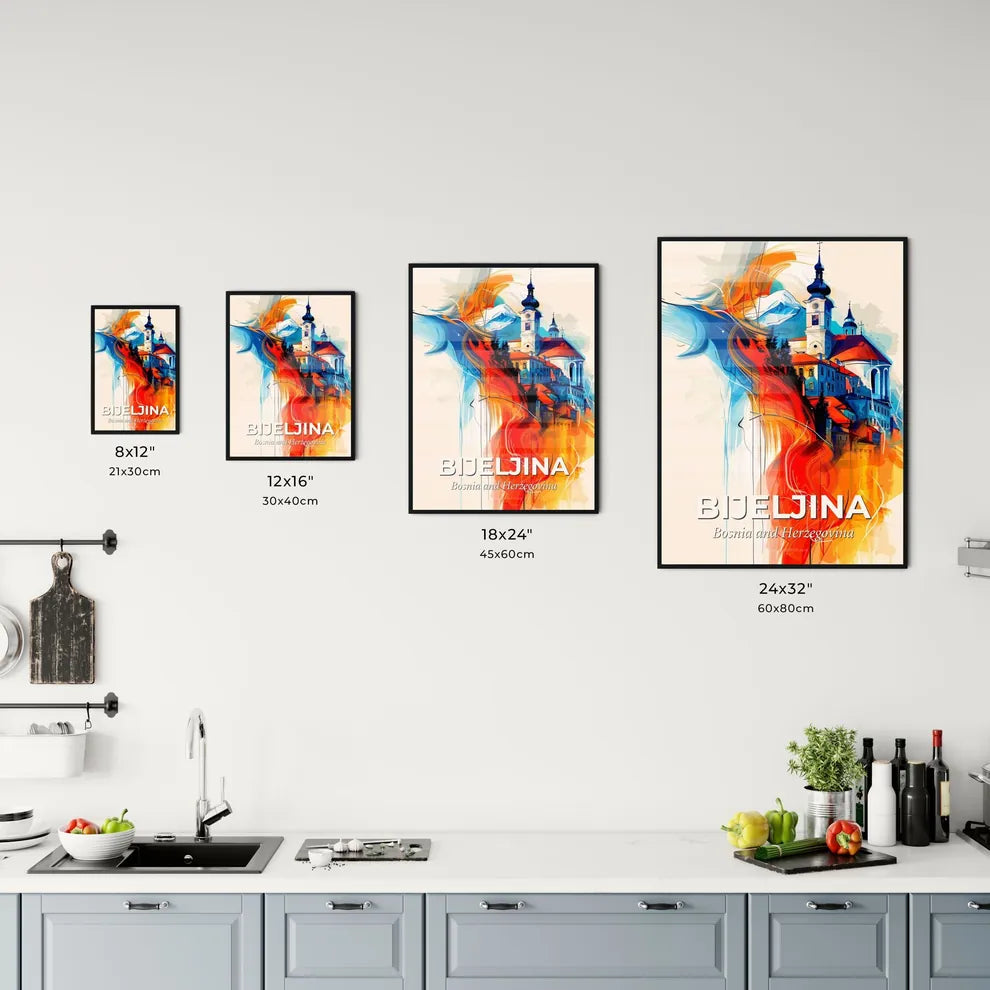 Vibrant Bijeljina, Bosnia And Herzegovina Kitchen Art