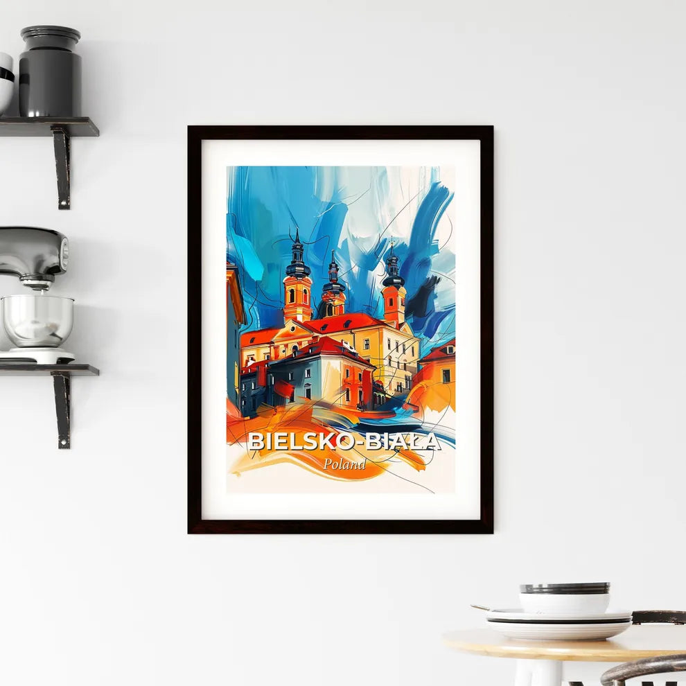 Vibrant Bielsk Framed Print