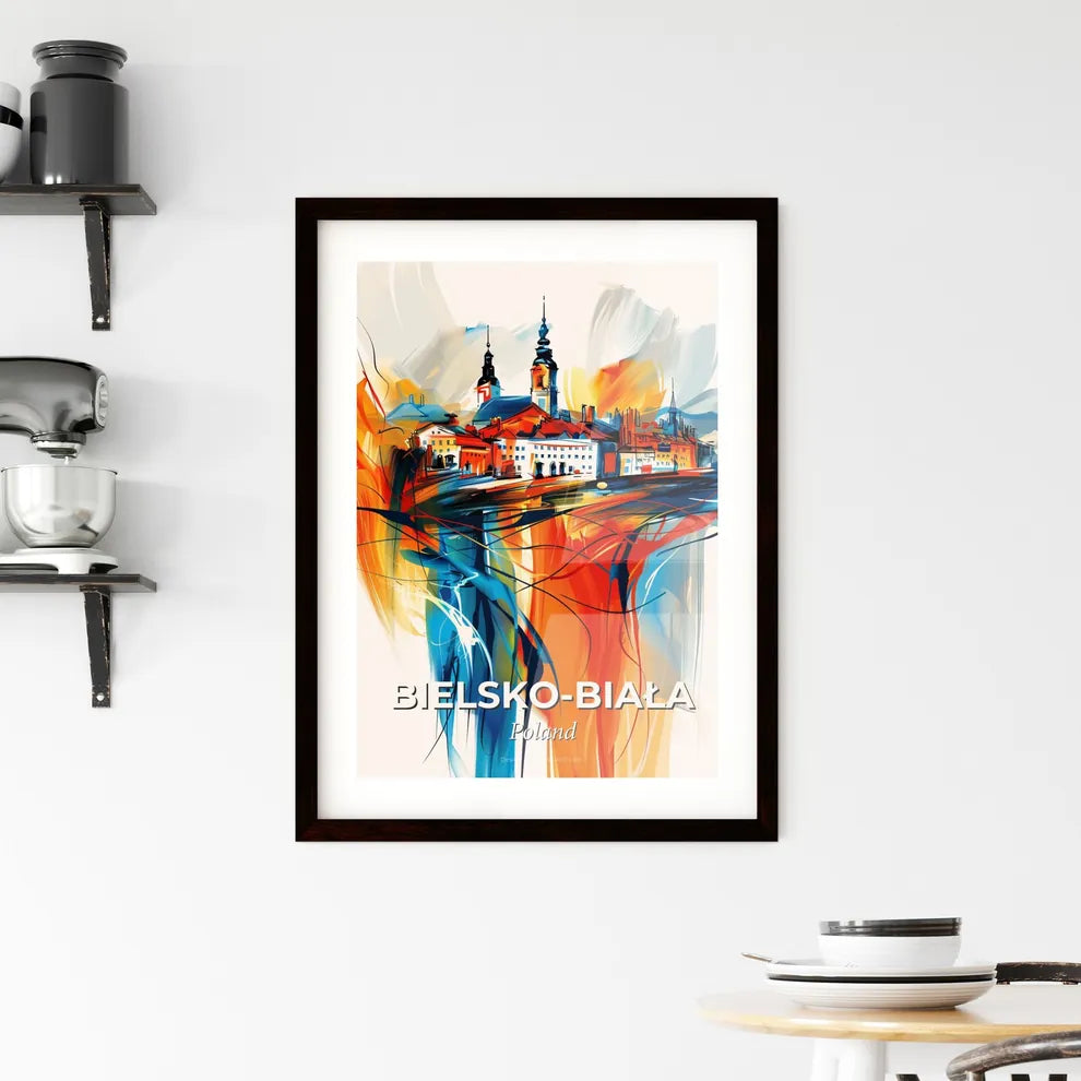 Vibrant Bielsk Framed Print