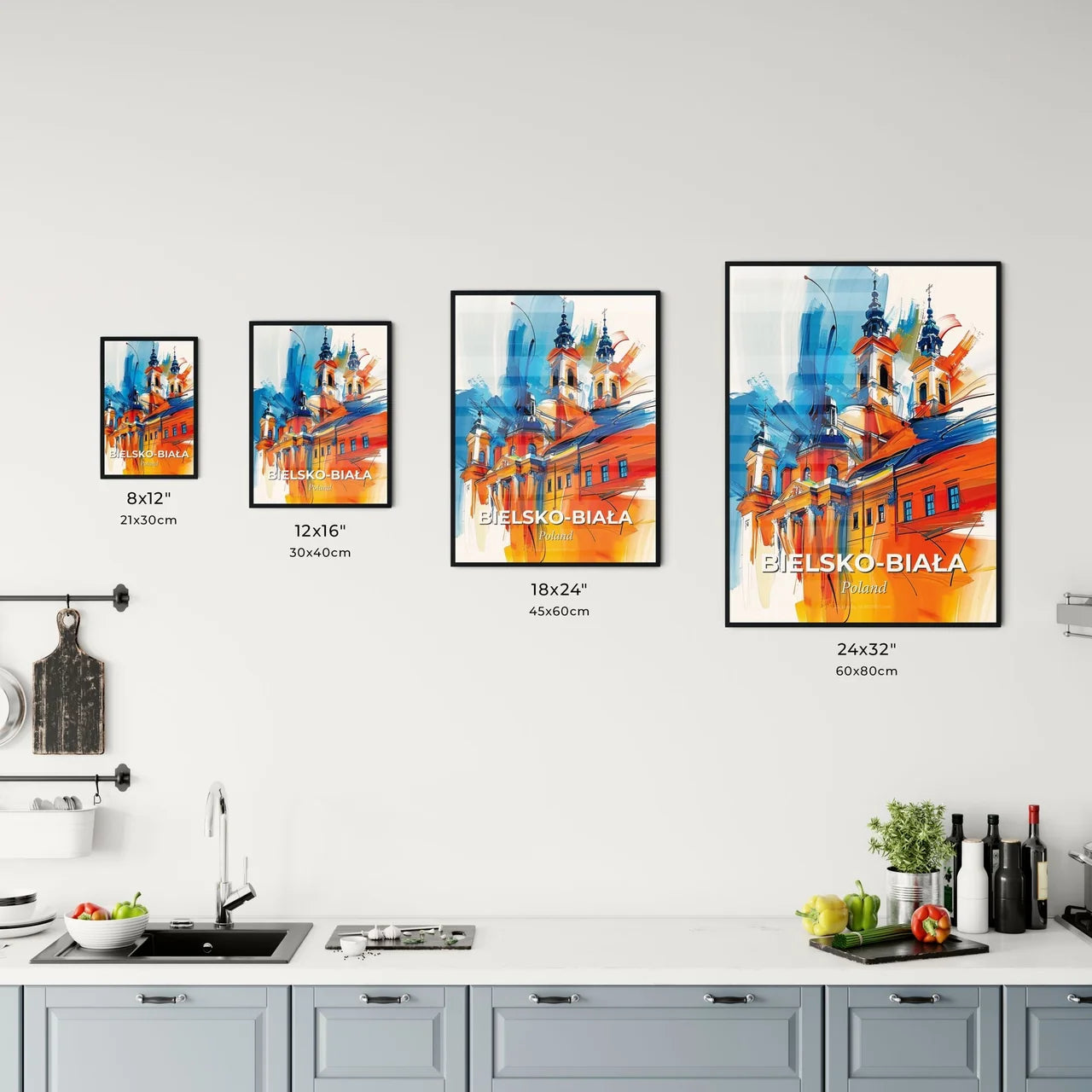 Vibrant Bielsk Kitchen Art