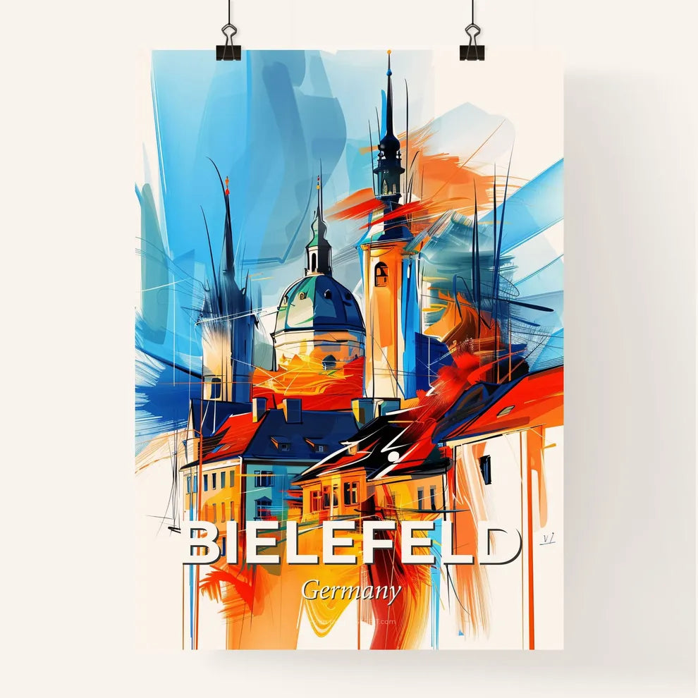 Vibrant Bielefeld, Germany Poster