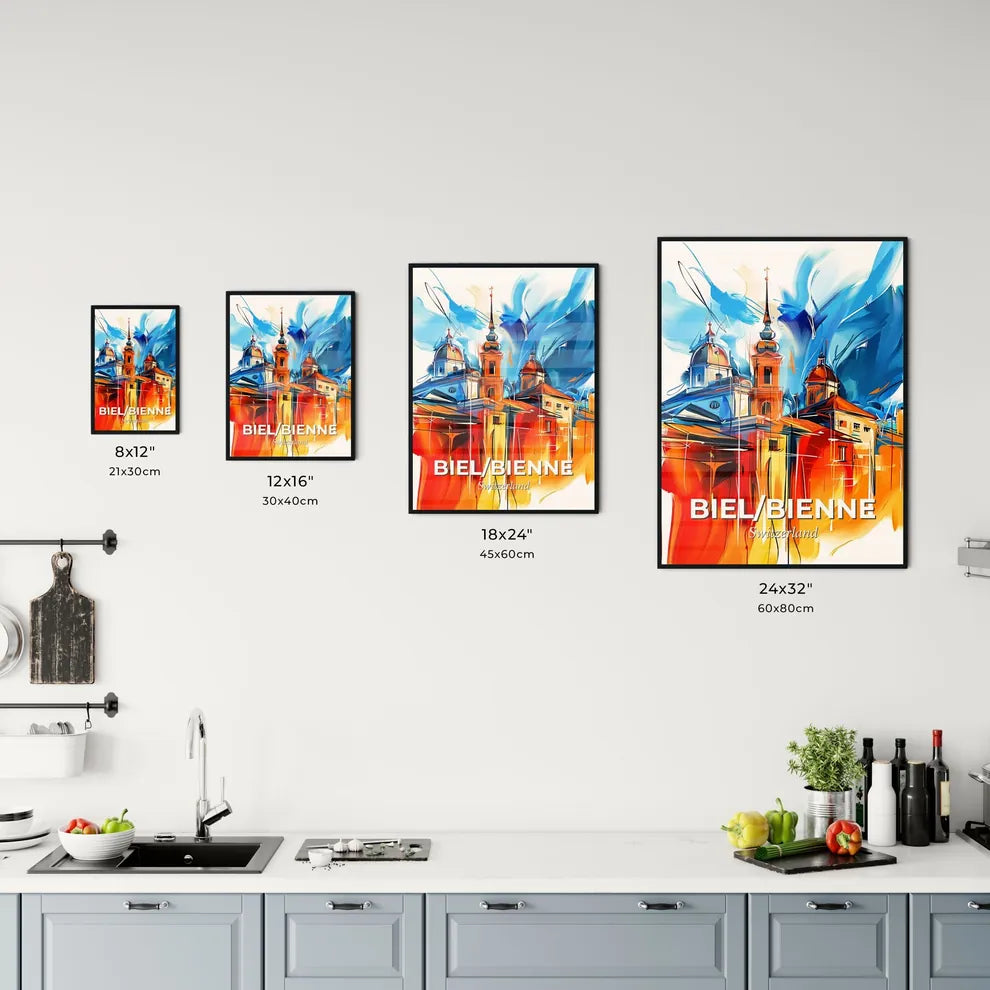 Vibrant Biel/Bienne, Switzerland Kitchen Art