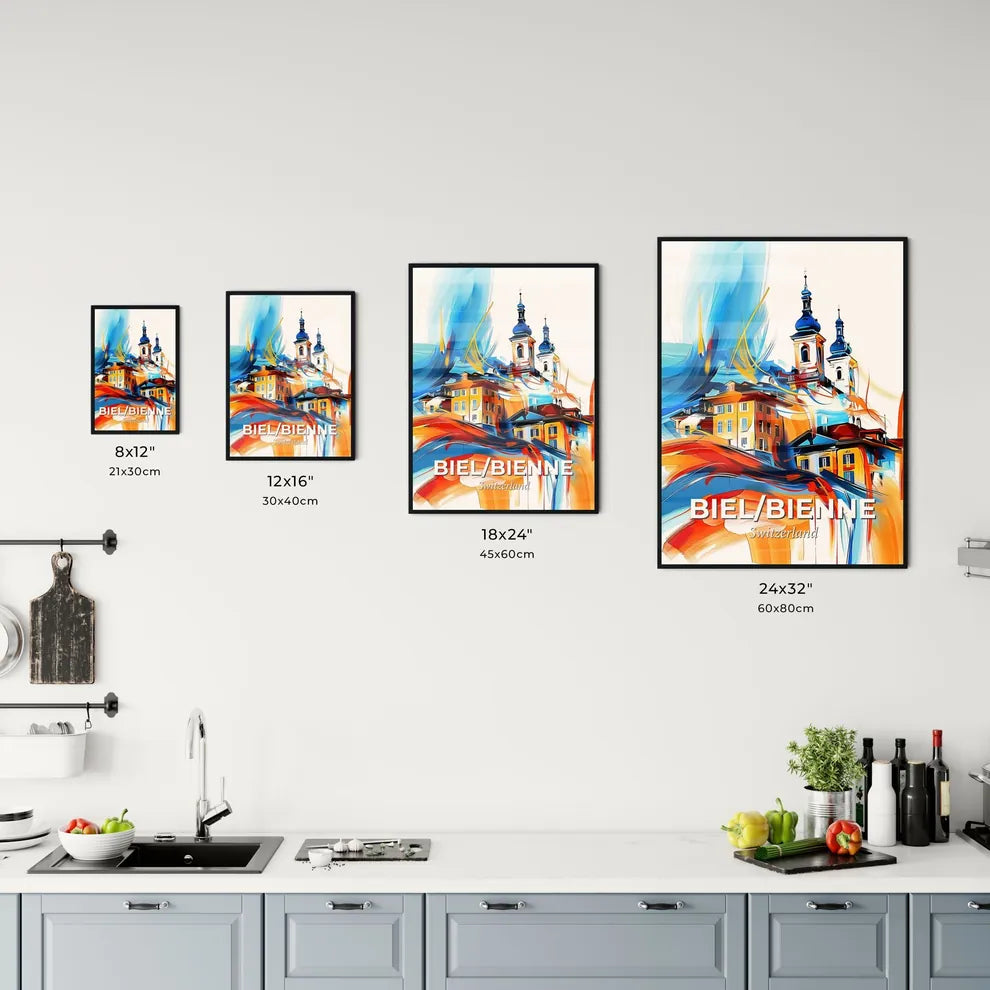 Vibrant Biel/Bienne, Switzerland Kitchen Art