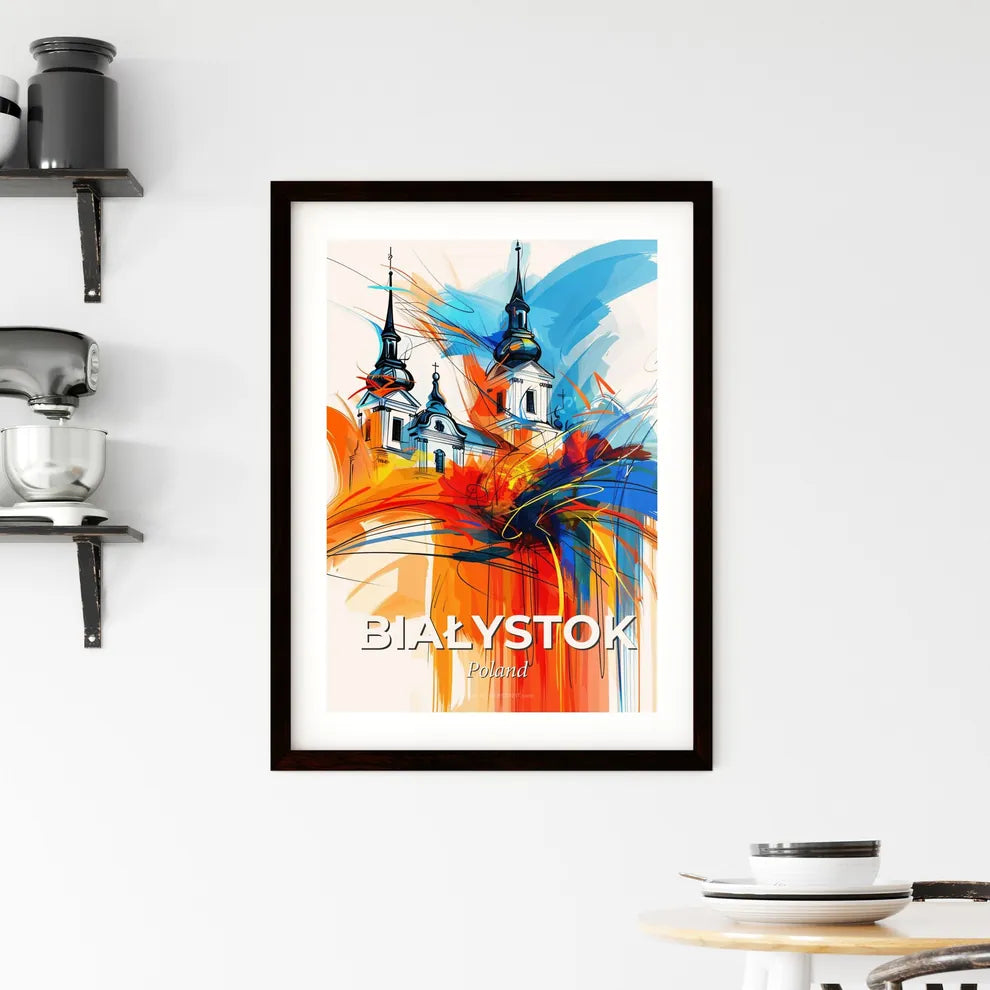 Vibrant Białystok, Poland Framed Print