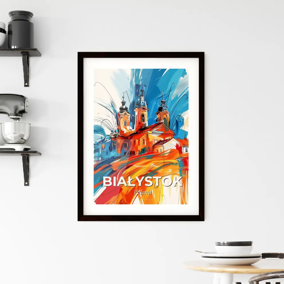 Vibrant Białystok, Poland Framed Print