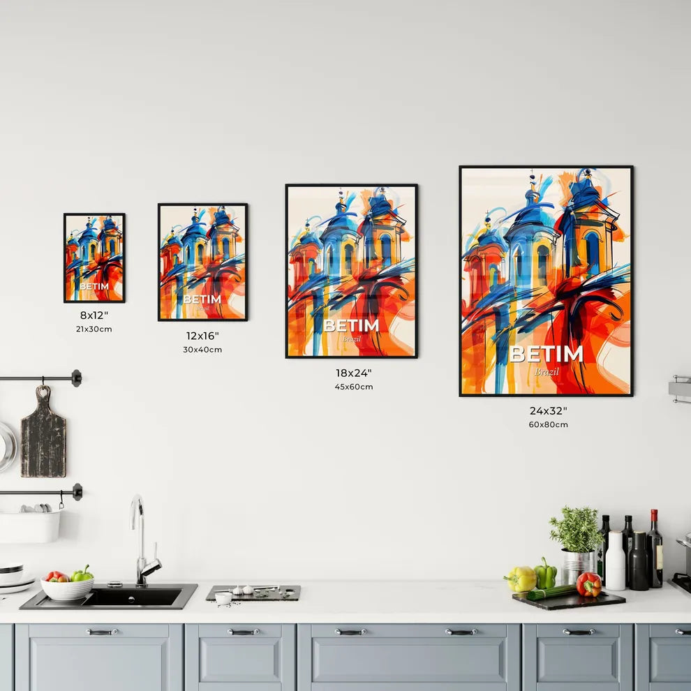 Vibrant Betim, Brazil Kitchen Art