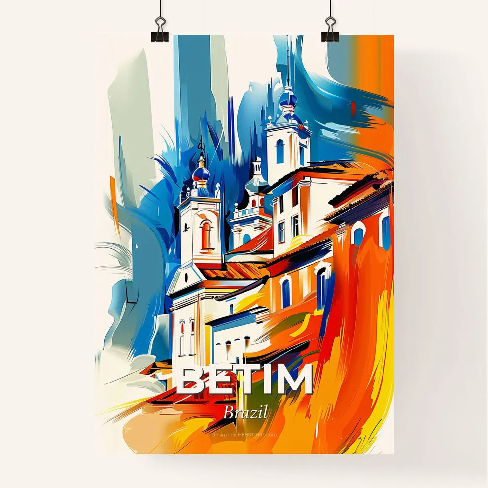 Vibrant Betim, Brazil Poster