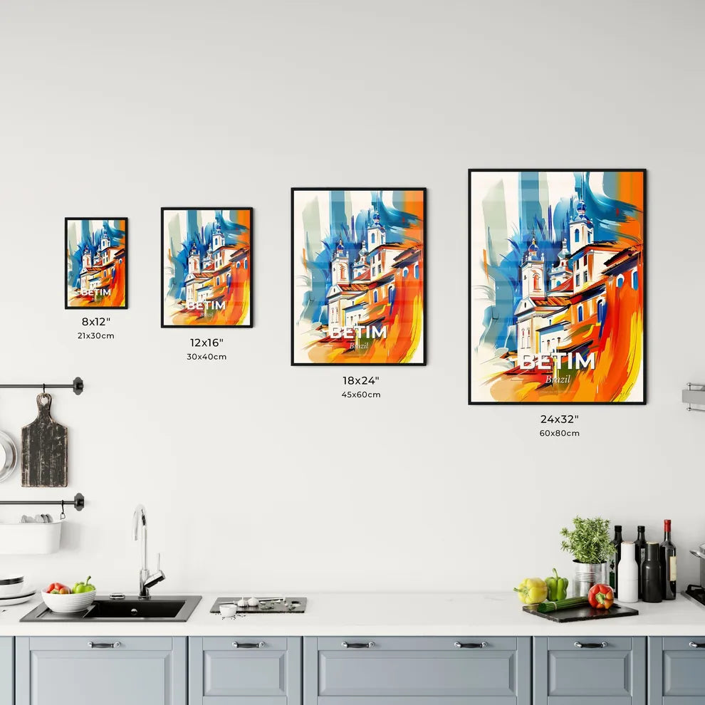 Vibrant Betim, Brazil Kitchen Art