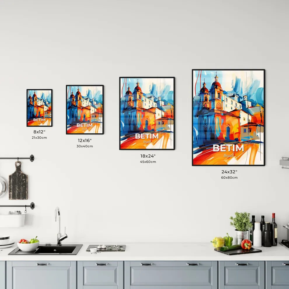 Vibrant Betim, Brazil Kitchen Art