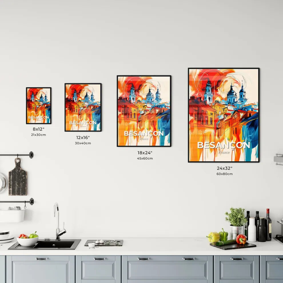 Vibrant Besançon, France Kitchen Art