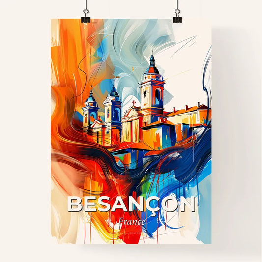 Vibrant Besançon, France Poster