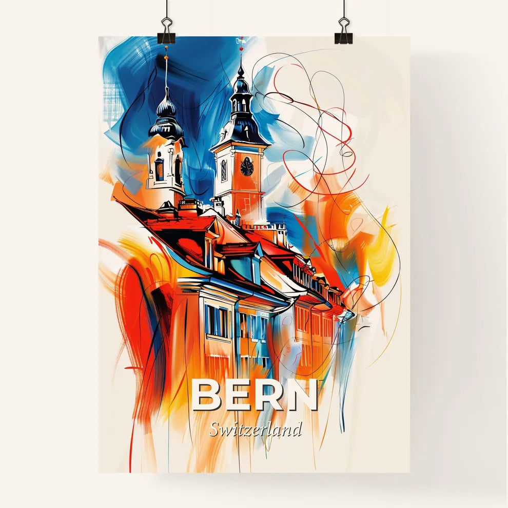 Vibrant Bern, Switzerland Poster