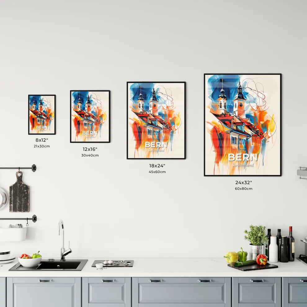 Vibrant Bern, Switzerland Kitchen Art