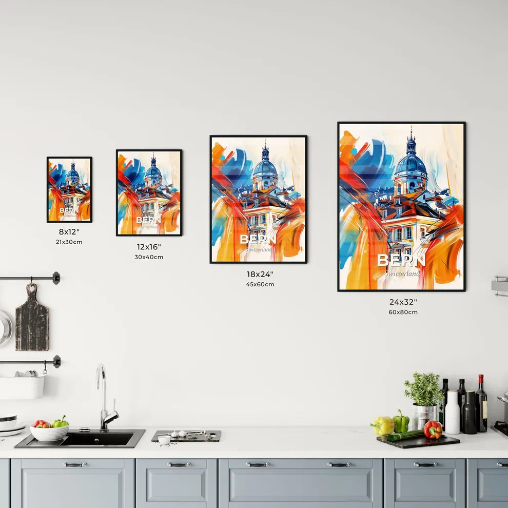 Vibrant Bern, Switzerland Kitchen Art