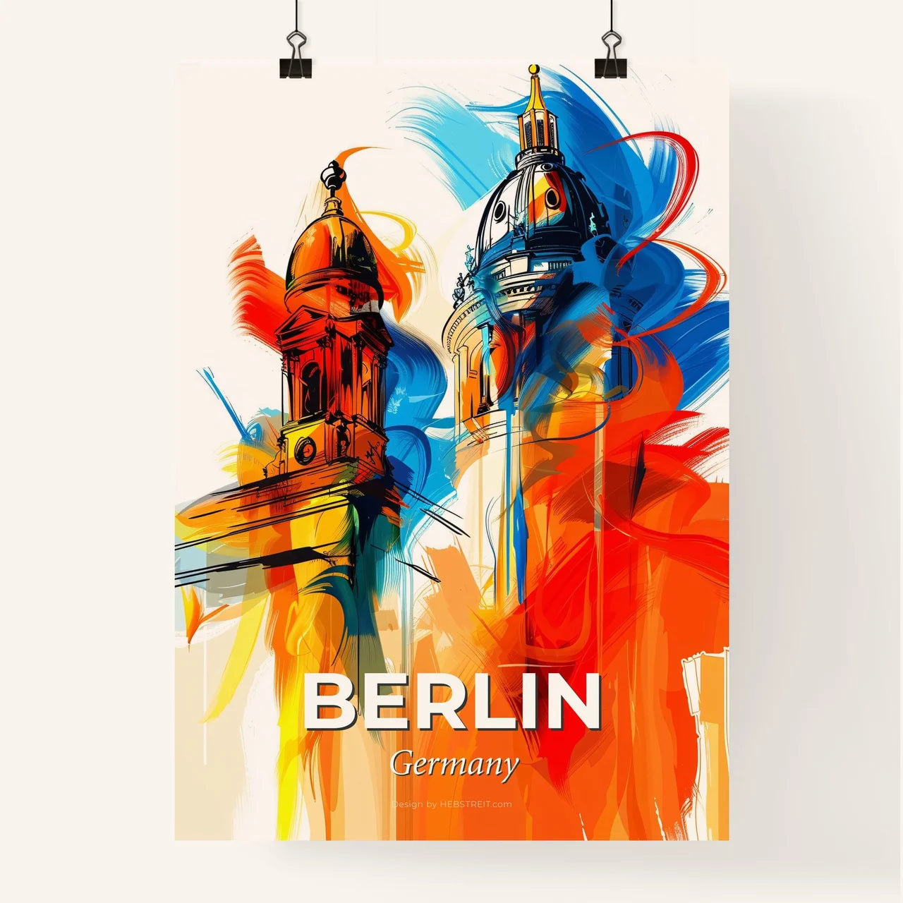 Vibrant Berlin, Germany Poster