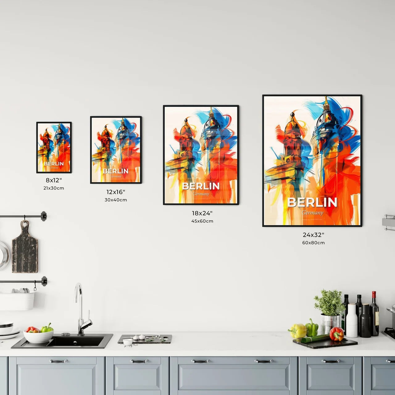Vibrant Berlin, Germany Kitchen Art