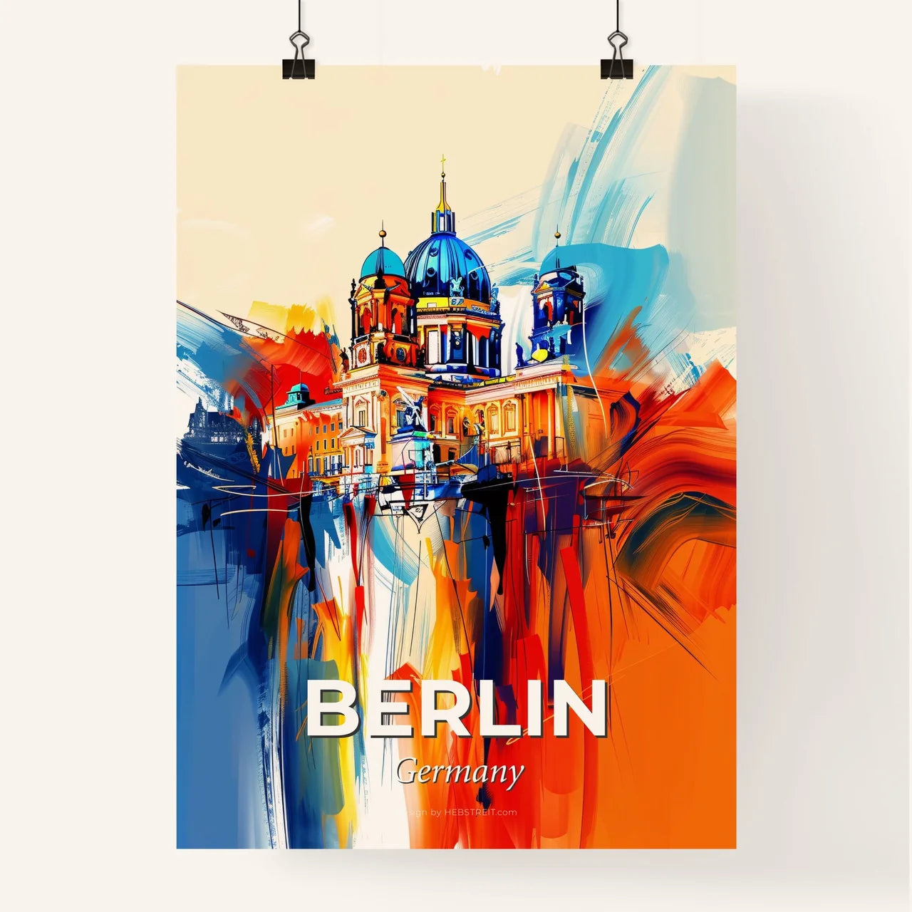 Vibrant Berlin, Germany Poster