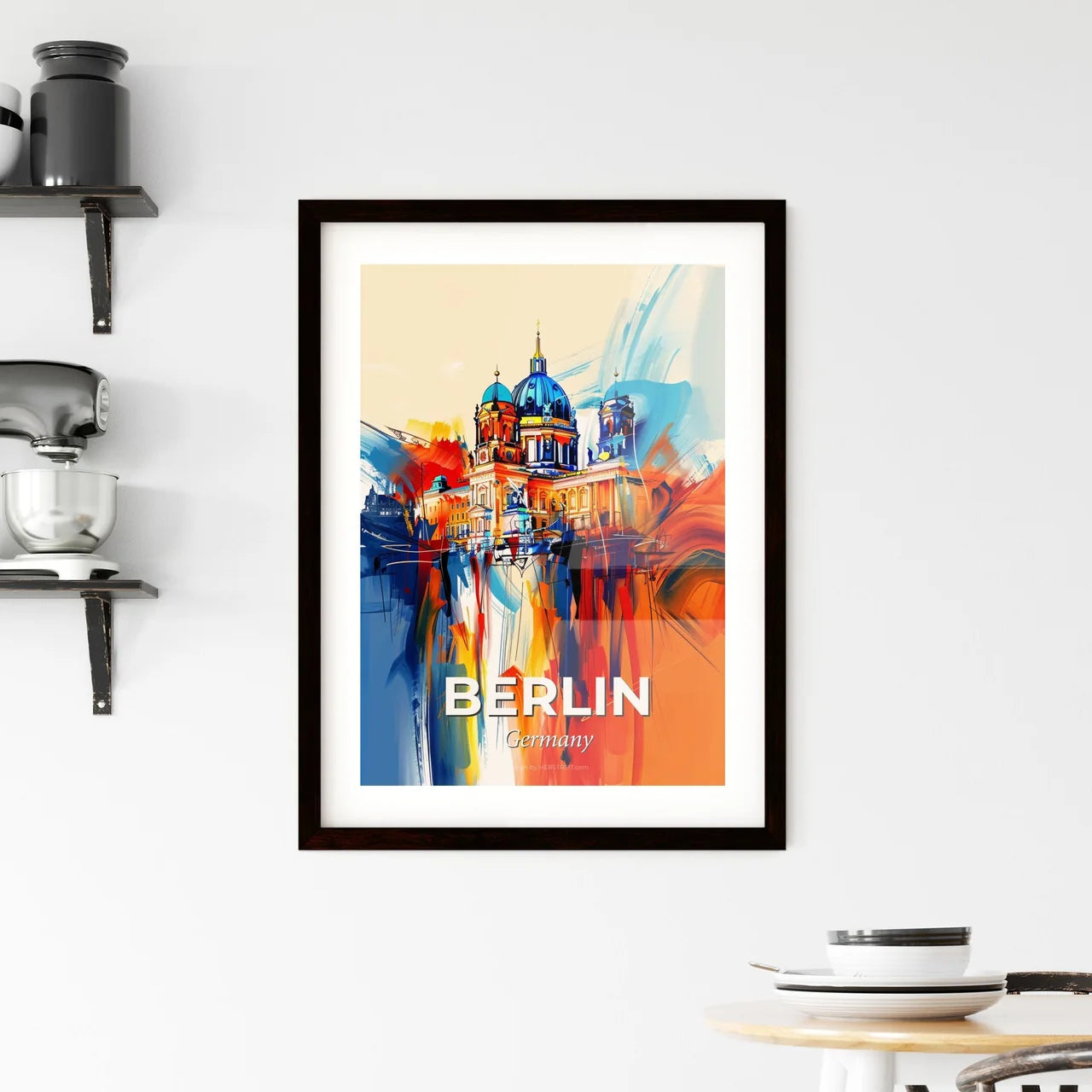 Vibrant Berlin, Germany Framed Print