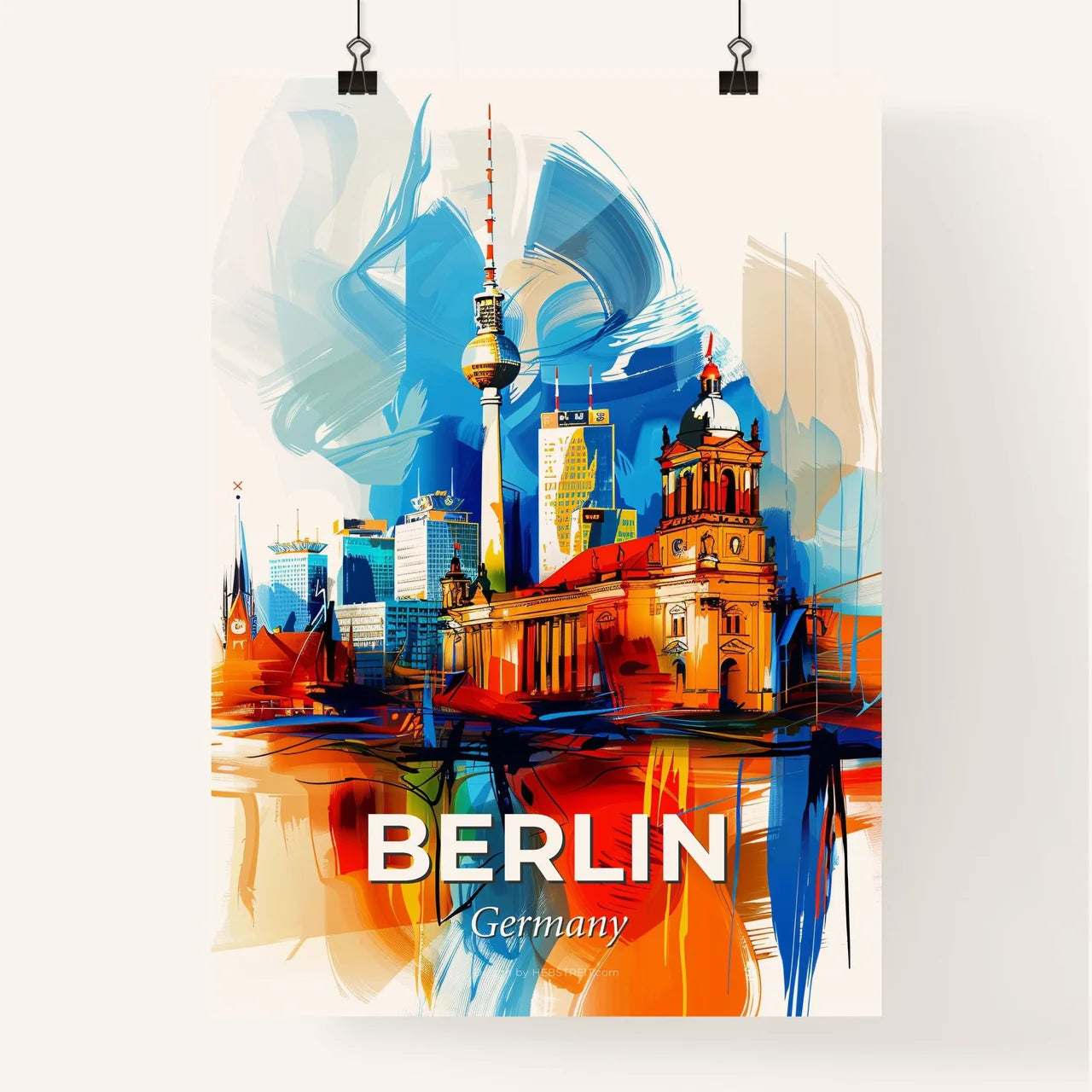 Vibrant Berlin, Germany Poster