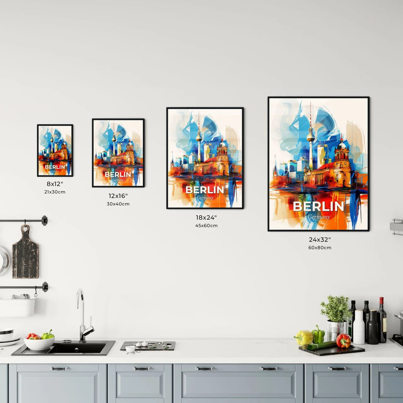 Vibrant Berlin, Germany Kitchen Art