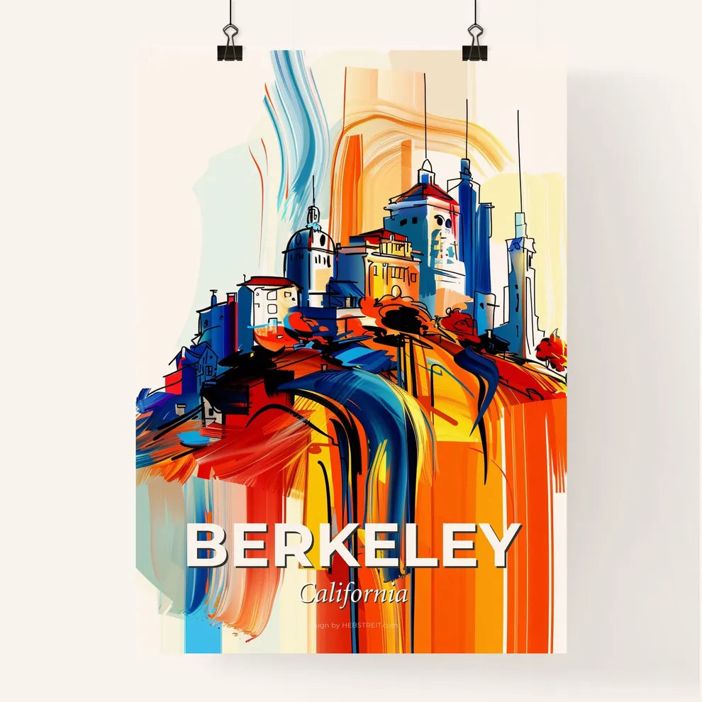 Vibrant Berkeley, California Poster