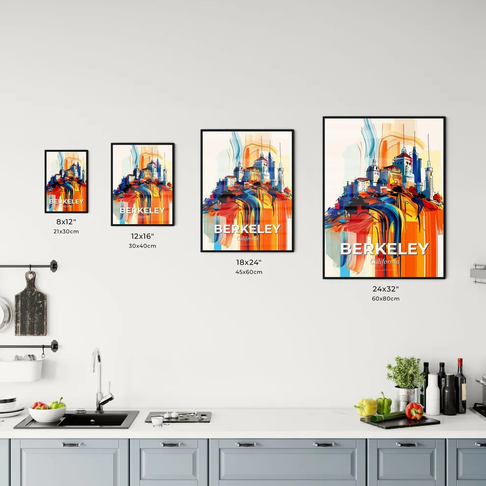 Vibrant Berkeley, California Kitchen Art