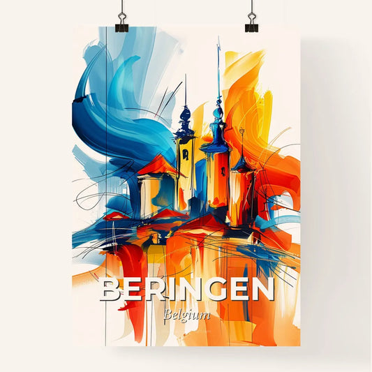 Vibrant Beringen, Belgium Poster