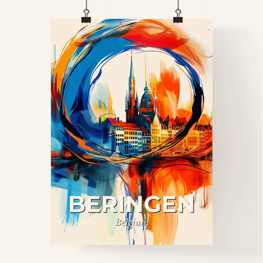 Vibrant Beringen, Belgium Poster