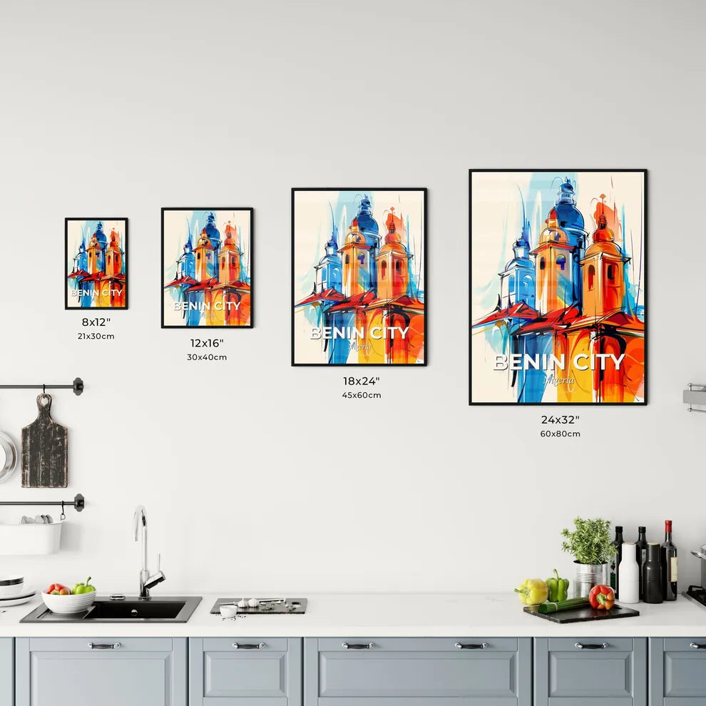 Vibrant Benin City, Nigeria Kitchen Art