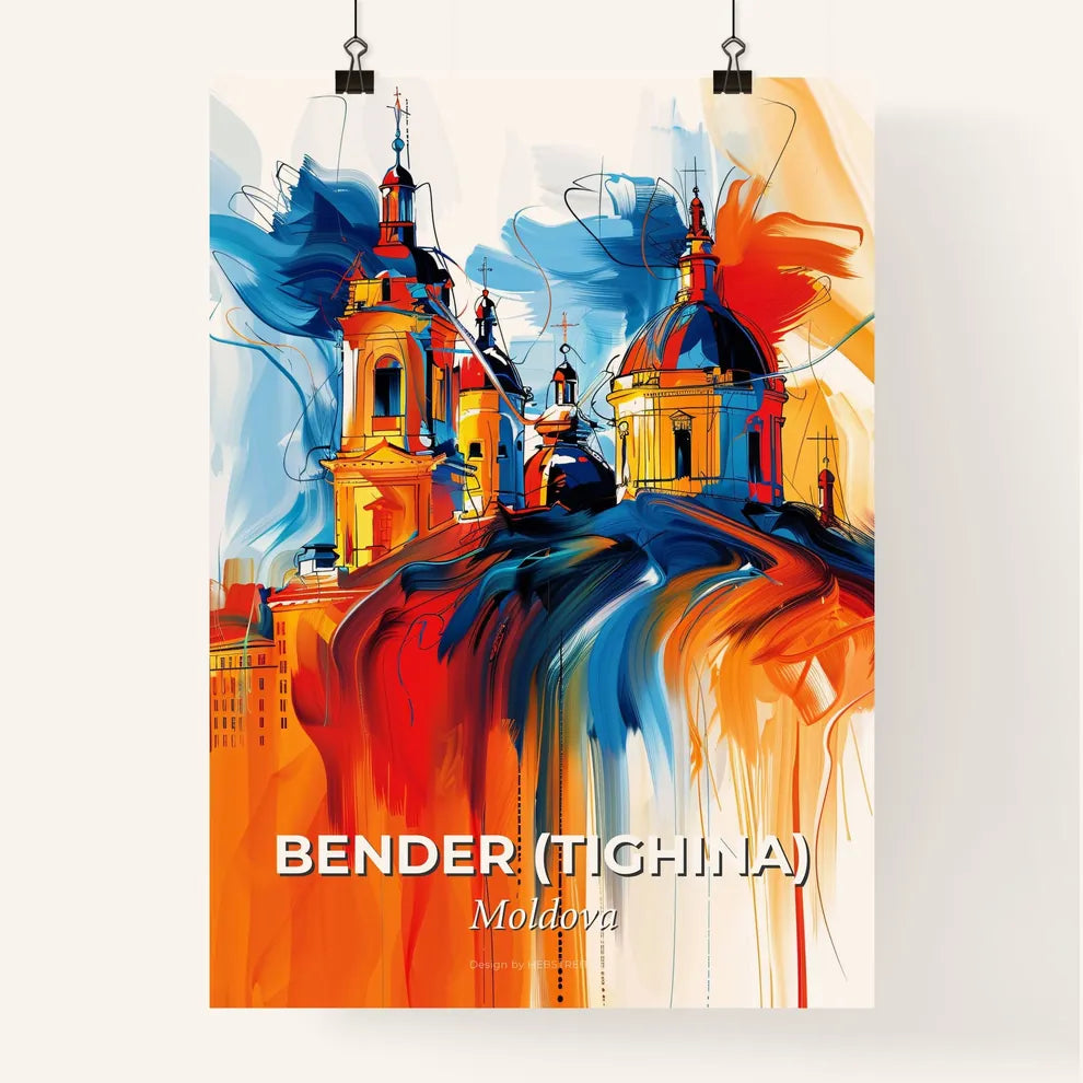 Vibrant Bender (Tighina), Moldova Poster