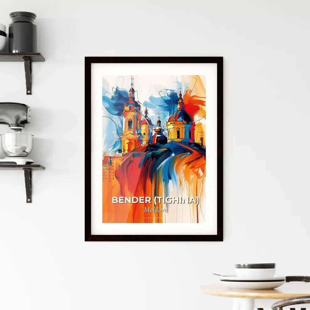 Vibrant Bender (Tighina), Moldova Framed Print